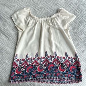 LOFT XSP Flowy Print Top